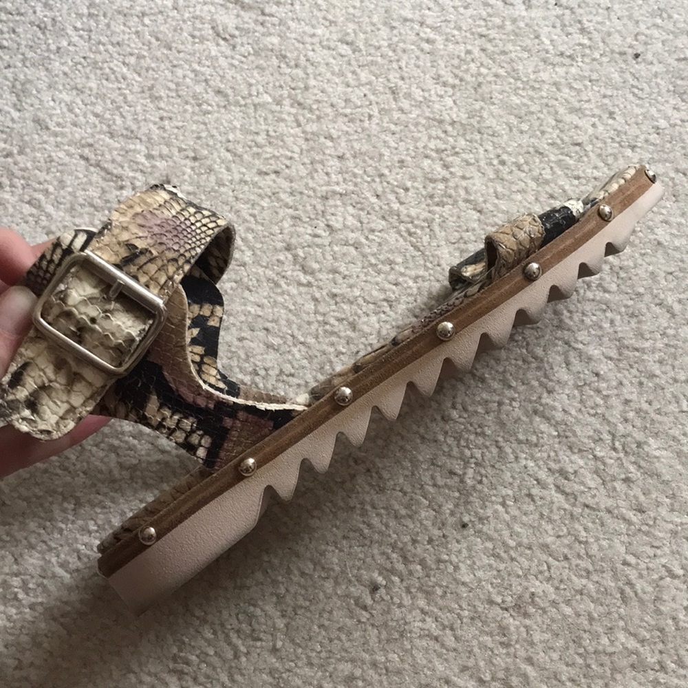 AGL snakeskin sandals size 38.5 GREAT condition - Picture 3 of 7